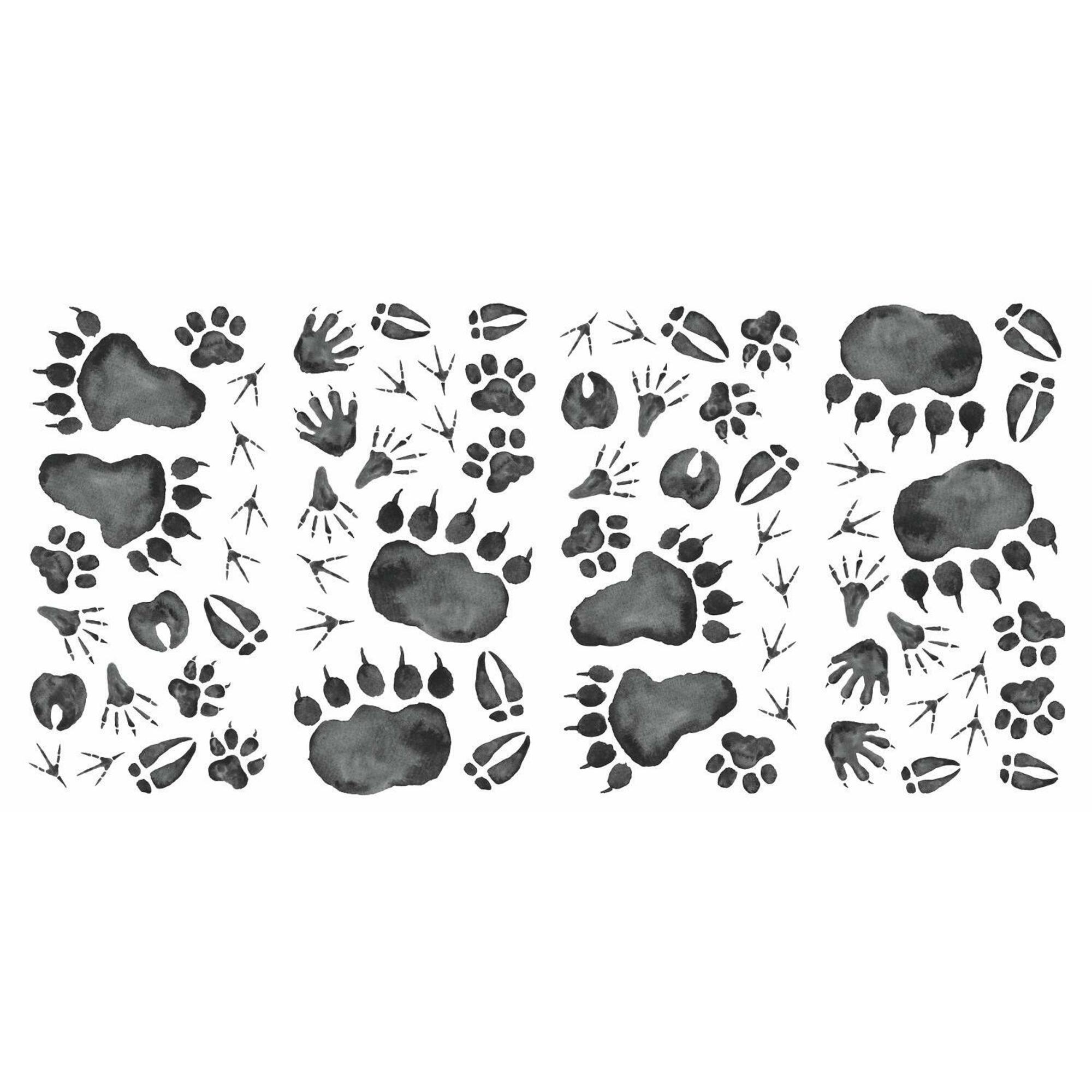 RoomMates Animal Tracks Peel & Stick Wall Decals